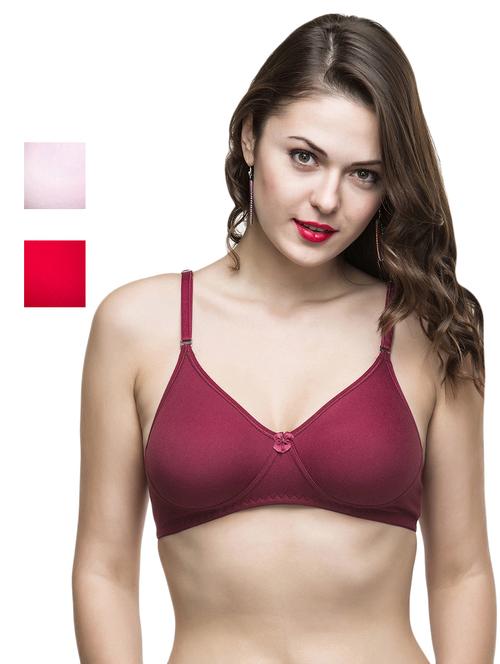 set of 3 detachable strap t-shirt bra - 17471946 - Very Small Image - 1