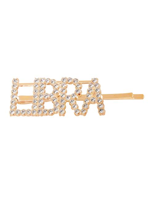 gold metal hair clip pin - 17472246 - Very Small Image - 1
