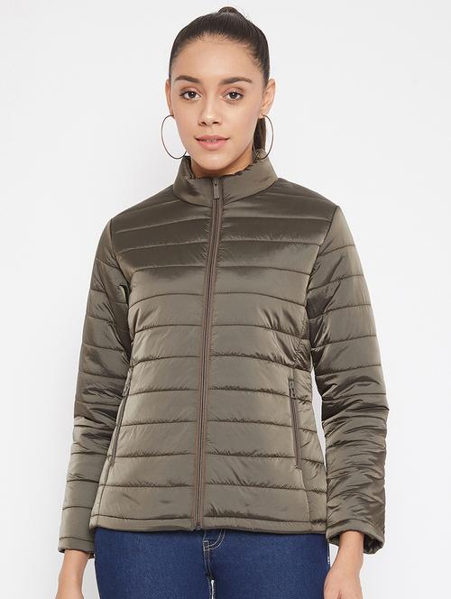 mock neck puffer jacket - 17473960 - Very Small Image - 1