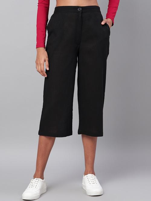 mid rise flat front trouser - 17474182 - Very Small Image - 1