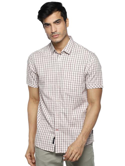 mens checks casual shirt - 17474941 - Very Small Image - 1