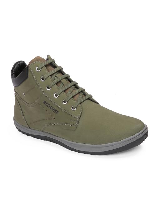 green leather lace up shoes - 17475420 - Very Small Image - 1