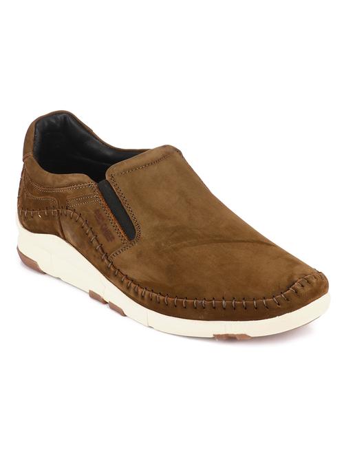 green leather slip on shoes - 17475515 - Very Small Image - 1