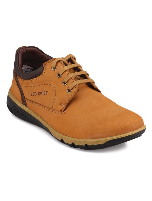 red leather lace up shoes - 17475525 - Very Small Image - 1