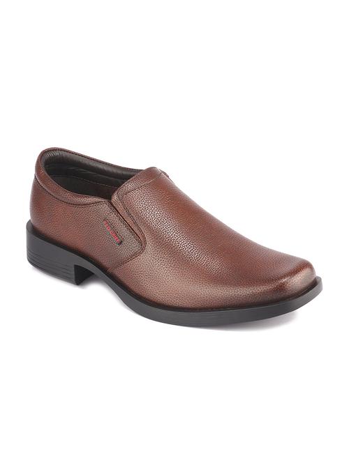 brown leather slip on shoes - 17475707 - Very Small Image - 1