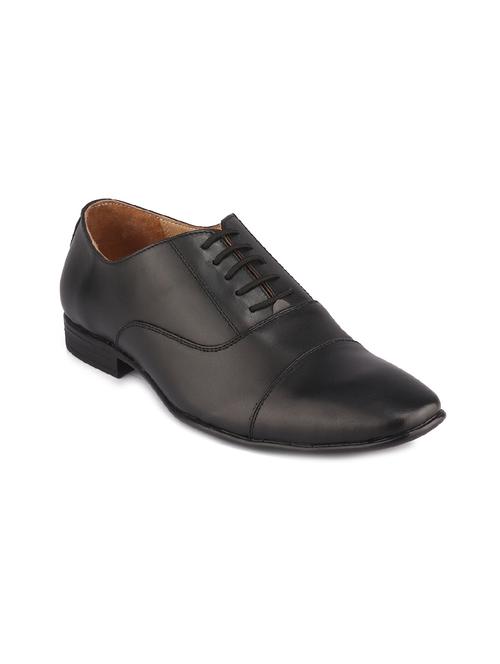 black leather lace up shoes - 17475751 - Very Small Image - 1