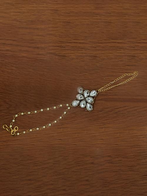 white metal bangle bracelet - 17476005 - Very Small Image - 1