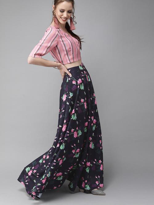 floral print skirt top set - 17476179 - Very Small Image - 1