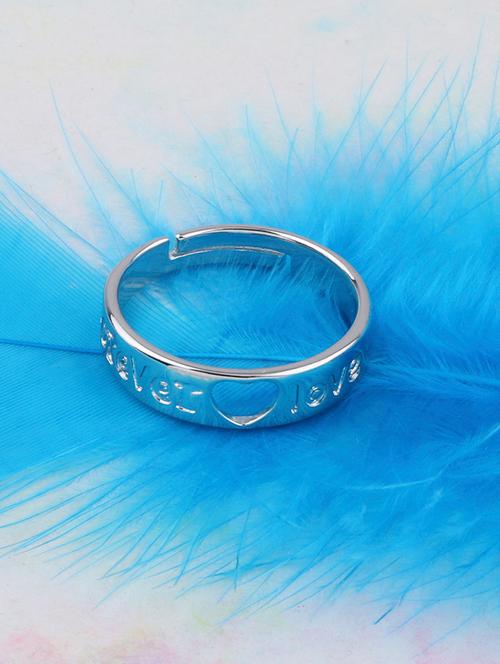 silver crystal hand ring - 17476374 - Very Small Image - 1