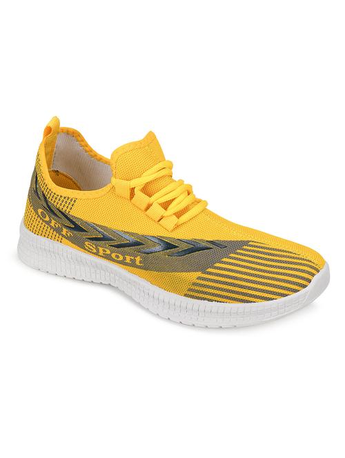 yellow lace up sport shoe - 17476741 - Very Small Image - 1