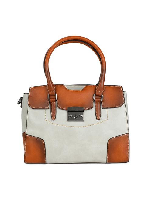 tan leather handbag - 17476820 - Very Small Image - 1