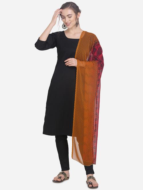 multi colored chiffon dupatta - 17476914 - Very Small Image - 1