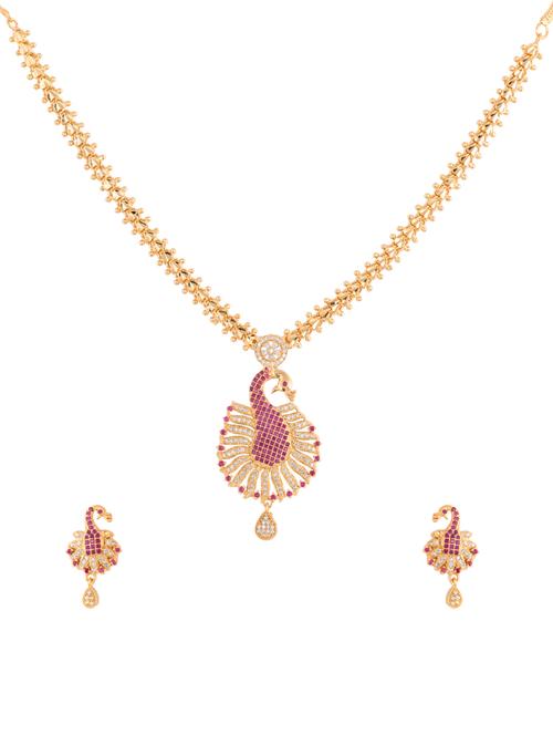multi colored brass necklaces and earring - 17477086 - Very Small Image - 1