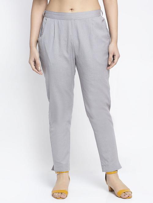 mid rise cigarette pants trouser - 17477562 - Very Small Image - 1
