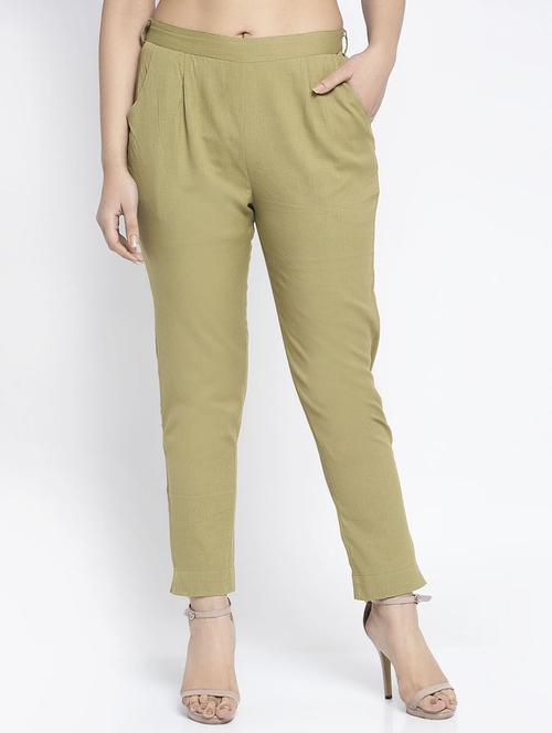 mid rise cigarette pants trouser - 17477568 - Very Small Image - 1