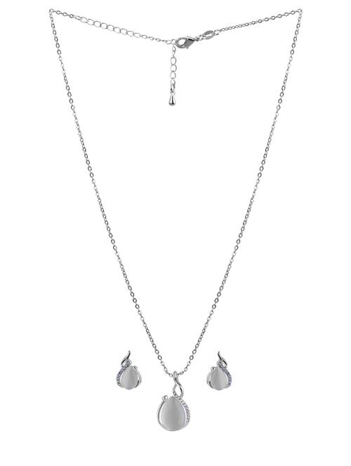 silver crystal pendant - 17477718 - Very Small Image - 1