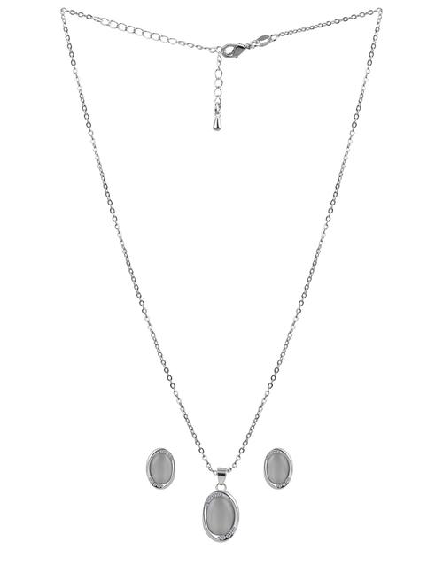 silver crystal pendant - 17477719 - Very Small Image - 1
