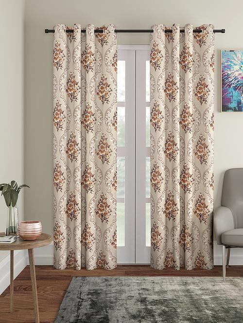 door pack of 2 polyester curtain - 17477824 - Very Small Image - 1