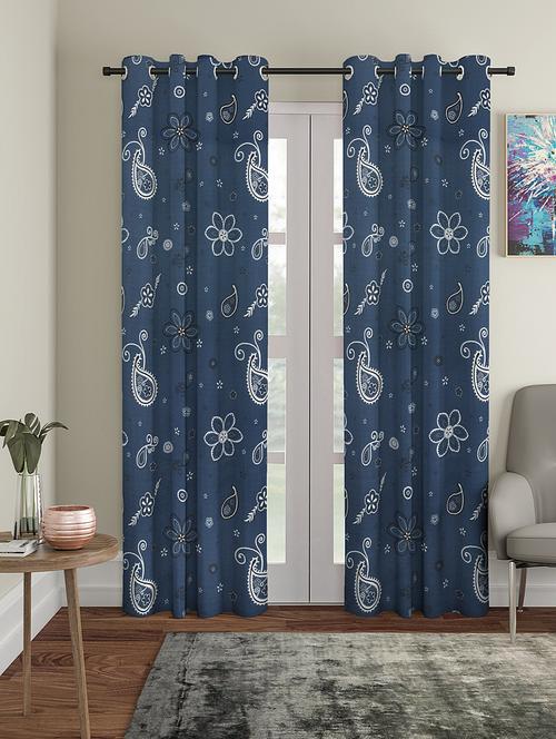 long door pack of 2 polyester curtain - 17477840 - Very Small Image - 1