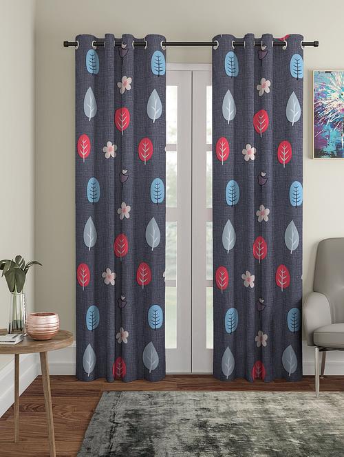 door pack of 2 polyester curtain - 17477879 - Very Small Image - 1