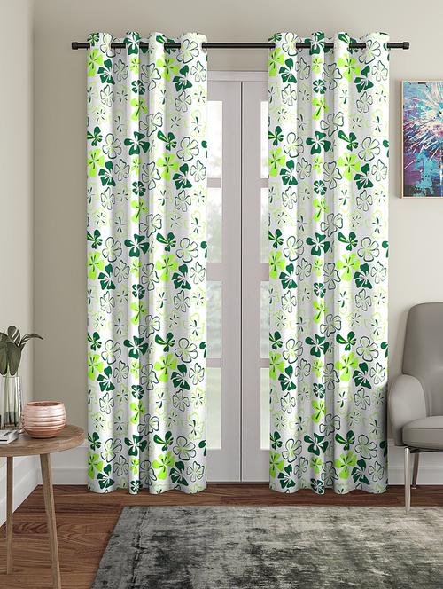 door pack of 2 polyester curtain - 17477891 - Very Small Image - 1