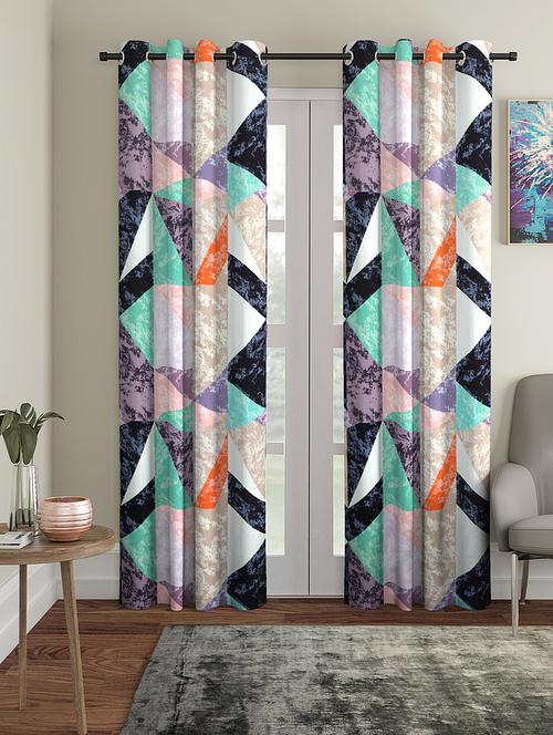 long door pack of 2 polyester curtain - 17477893 - Very Small Image - 1