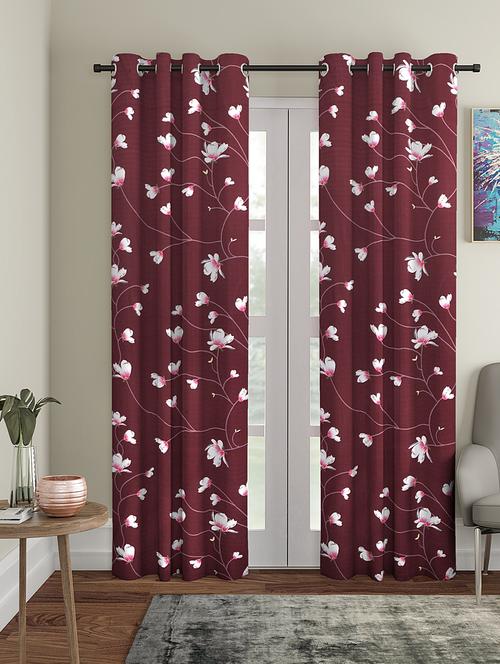 long door pack of 2 polyester curtain - 17477898 - Very Small Image - 1