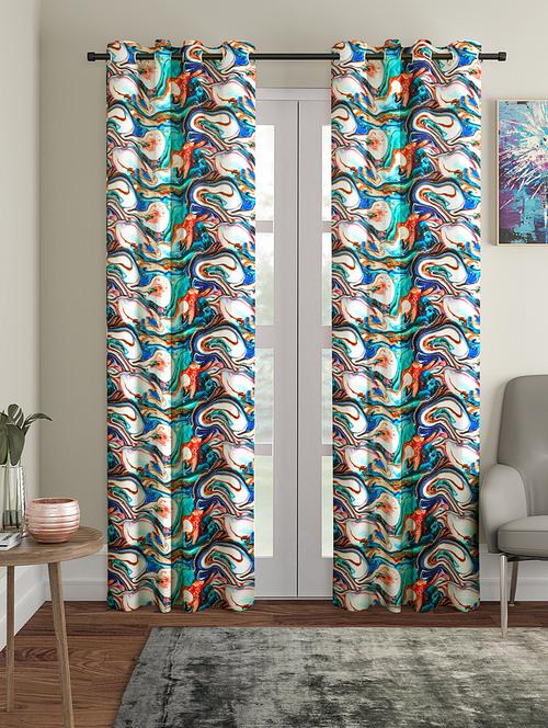 long door pack of 2 polyester curtain - 17477909 - Very Small Image - 1