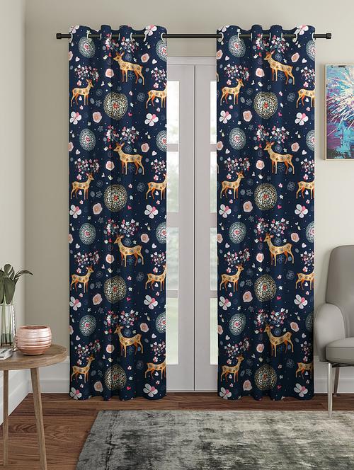 long door pack of 2 polyester curtain - 17477910 - Very Small Image - 1