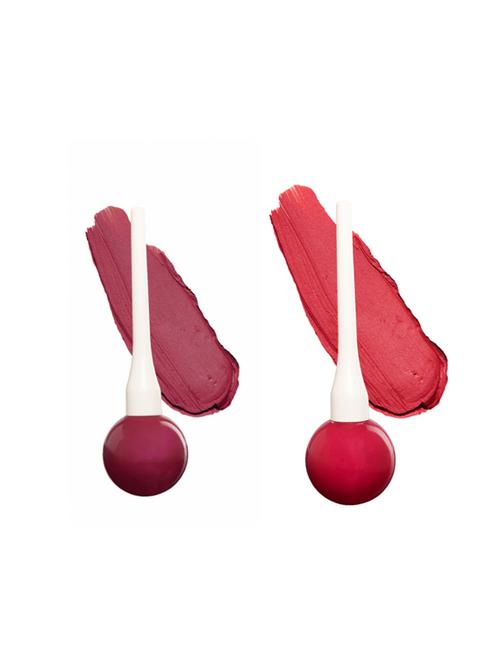 blue heaven pack of 2 candy matte lip colors (glamorous pink & flirty fhucia) - 17477943 - Very Small Image - 1