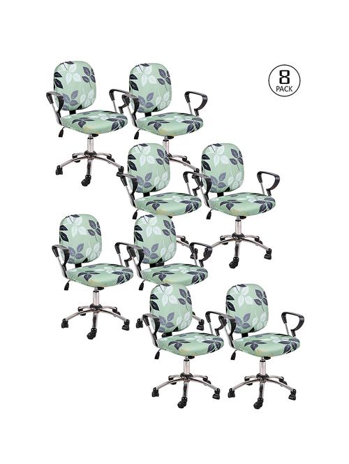cortina 8 pieces office chair cover slipcover - 17478258 - Very Small Image - 1