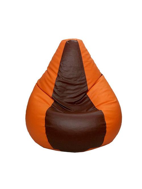 shira 24 teardrop bean bag cover only (pack of- 1 pcs) orange_brown xxxl - 17478796 - Very Small Image - 1
