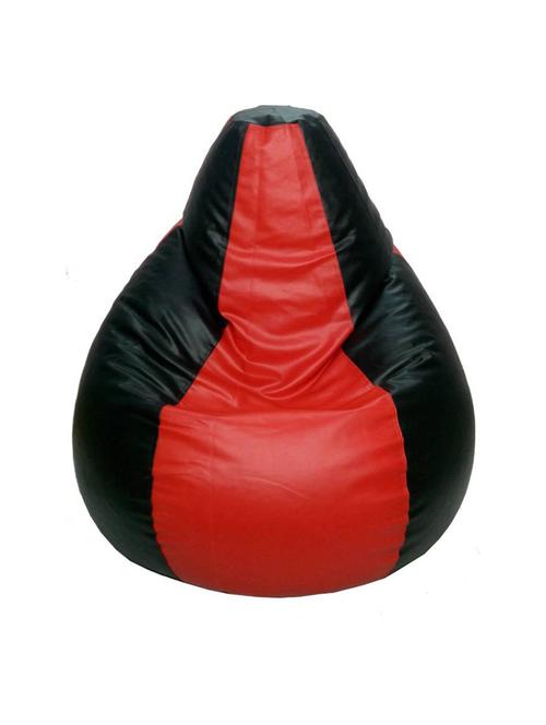 shira 24 teardrop bean bag cover only (pack of- 1 pcs) red_black xl - 17478802 - Very Small Image - 1