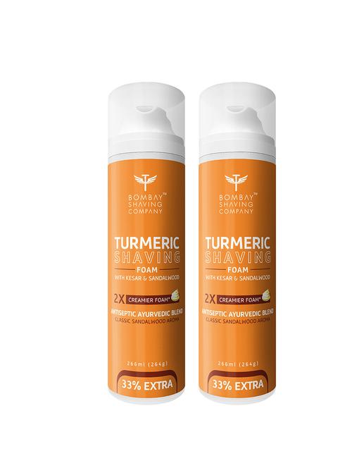 turmeric shaving foam-266 ml (33% extra) pack of 2 - 17479117 - Very Small Image - 1