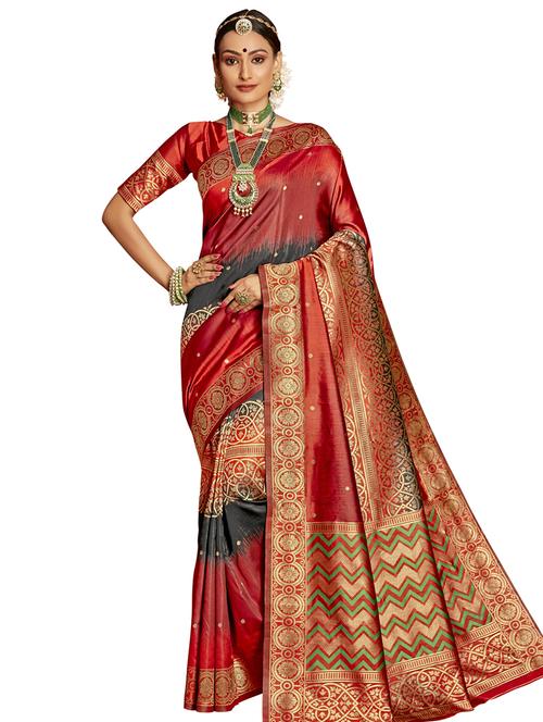 ombre paithani saree - 17479341 - Very Small Image - 1