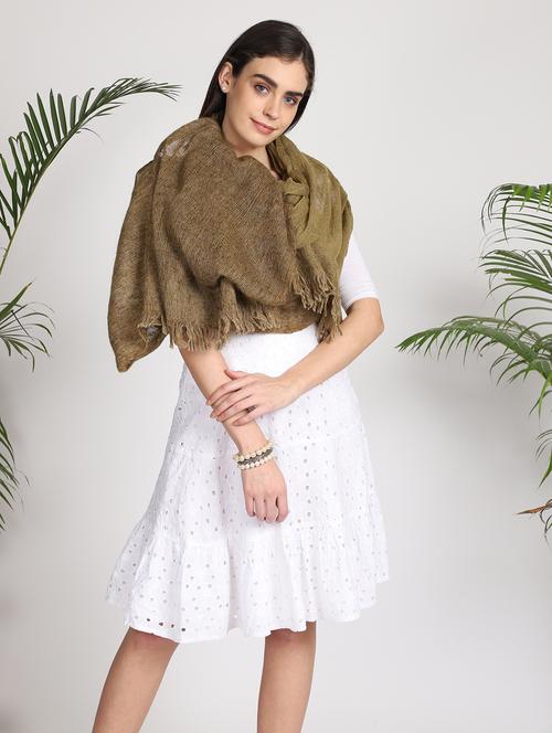 olive printed dupatta - 17479773 - Very Small Image - 1