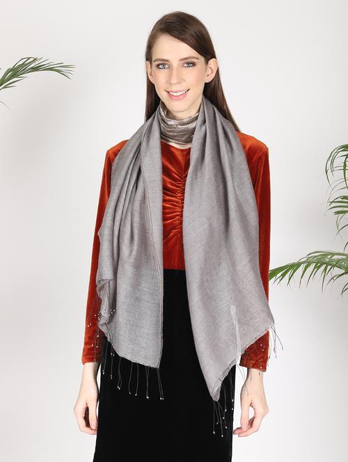 solid printed dupatta - 17479783 - Very Small Image - 1