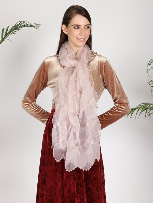 pink cotton dupatta - 17479852 - Very Small Image - 1