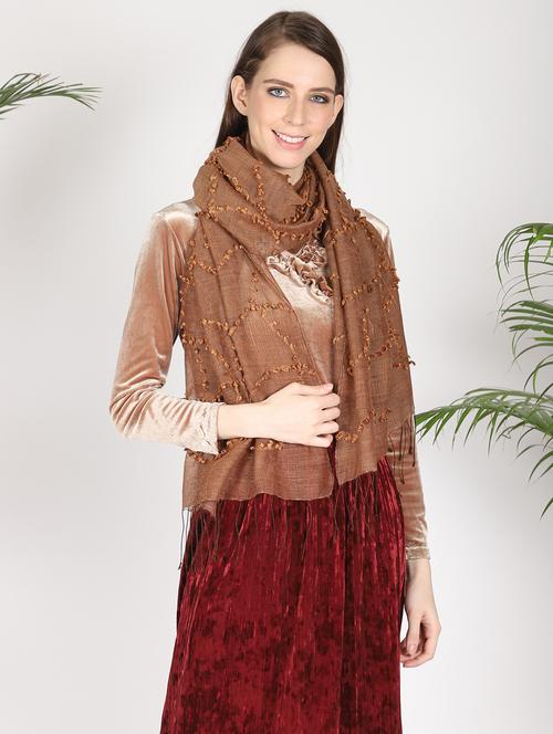 red cotton dupatta - 17479868 - Very Small Image - 1