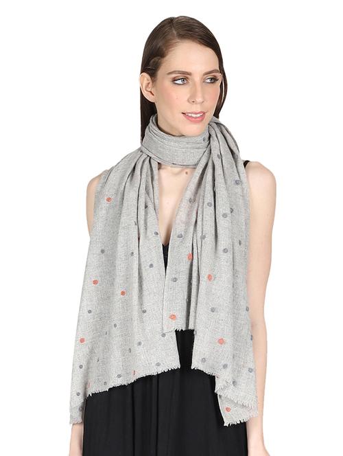 grey cotton dupatta - 17479913 - Very Small Image - 1