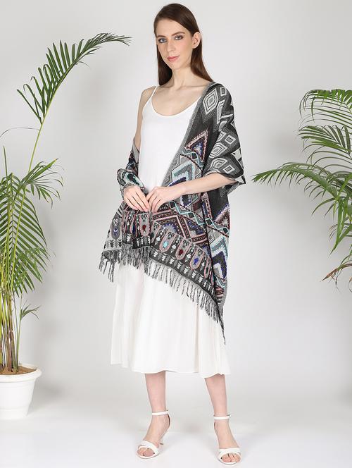multi colored cotton dupatta - 17480018 - Very Small Image - 1