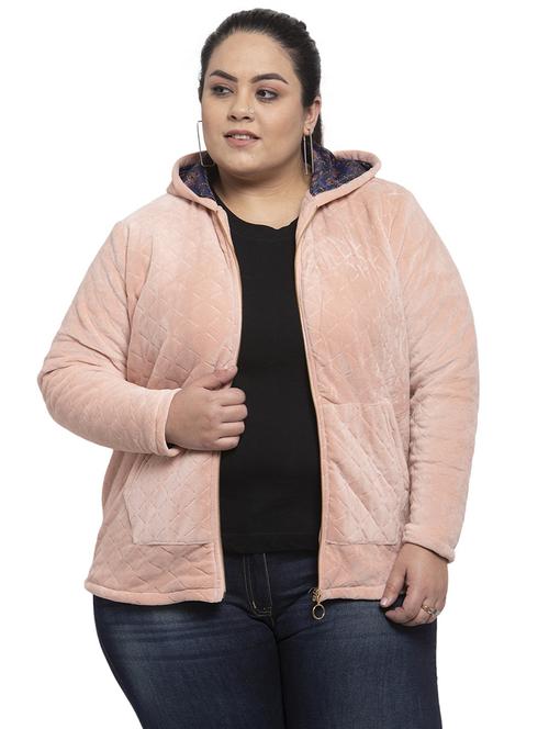 hooded neck plus jacket - 17480674 - Very Small Image - 1