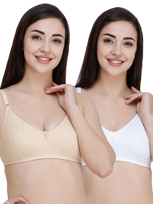 set of 2 bow patch regular bra - 17480847 - Very Small Image - 1
