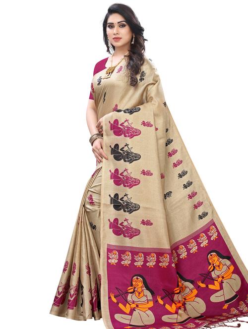 conversational printed saree - 17482825 - Very Small Image - 1