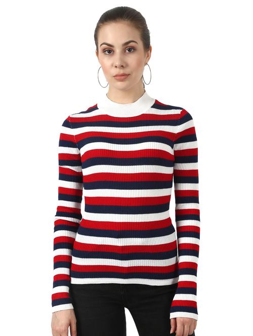 crew neck ribbed pullover - 17483274 - Very Small Image - 1