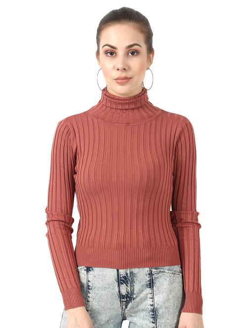 turtle neck ribbed pullover - 17483276 - Very Small Image - 1