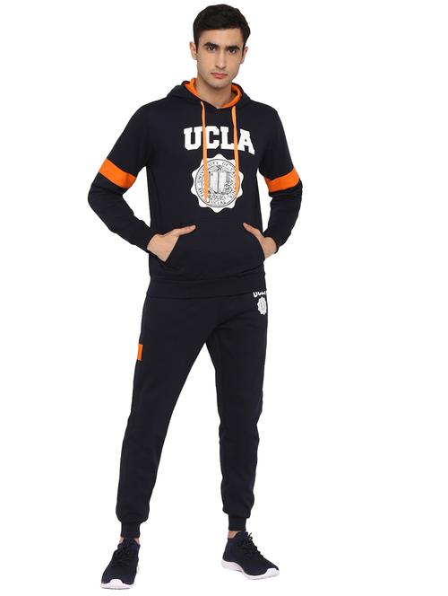 navy blue printed track suit - 17483306 - Very Small Image - 1