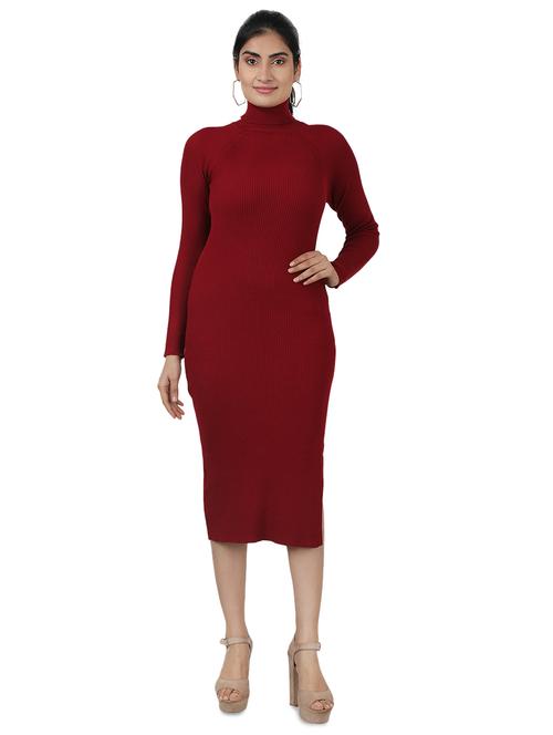 turtle neck bodycon dress - 17488121 - Very Small Image - 1