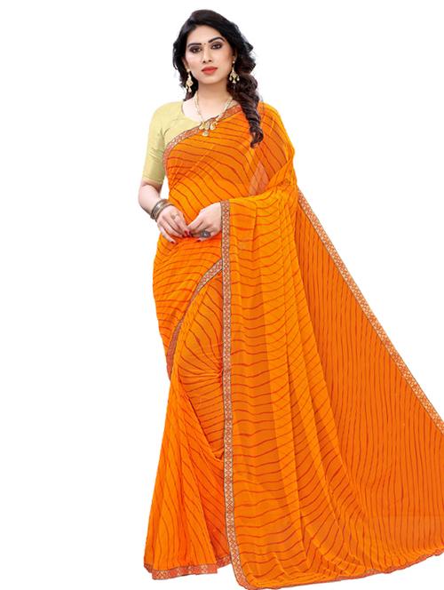 leheriya printed saree - 17494159 - Very Small Image - 1