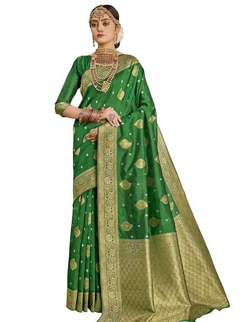 jacquard work paithani saree with blouse - 17494916 - Very Small Image - 1